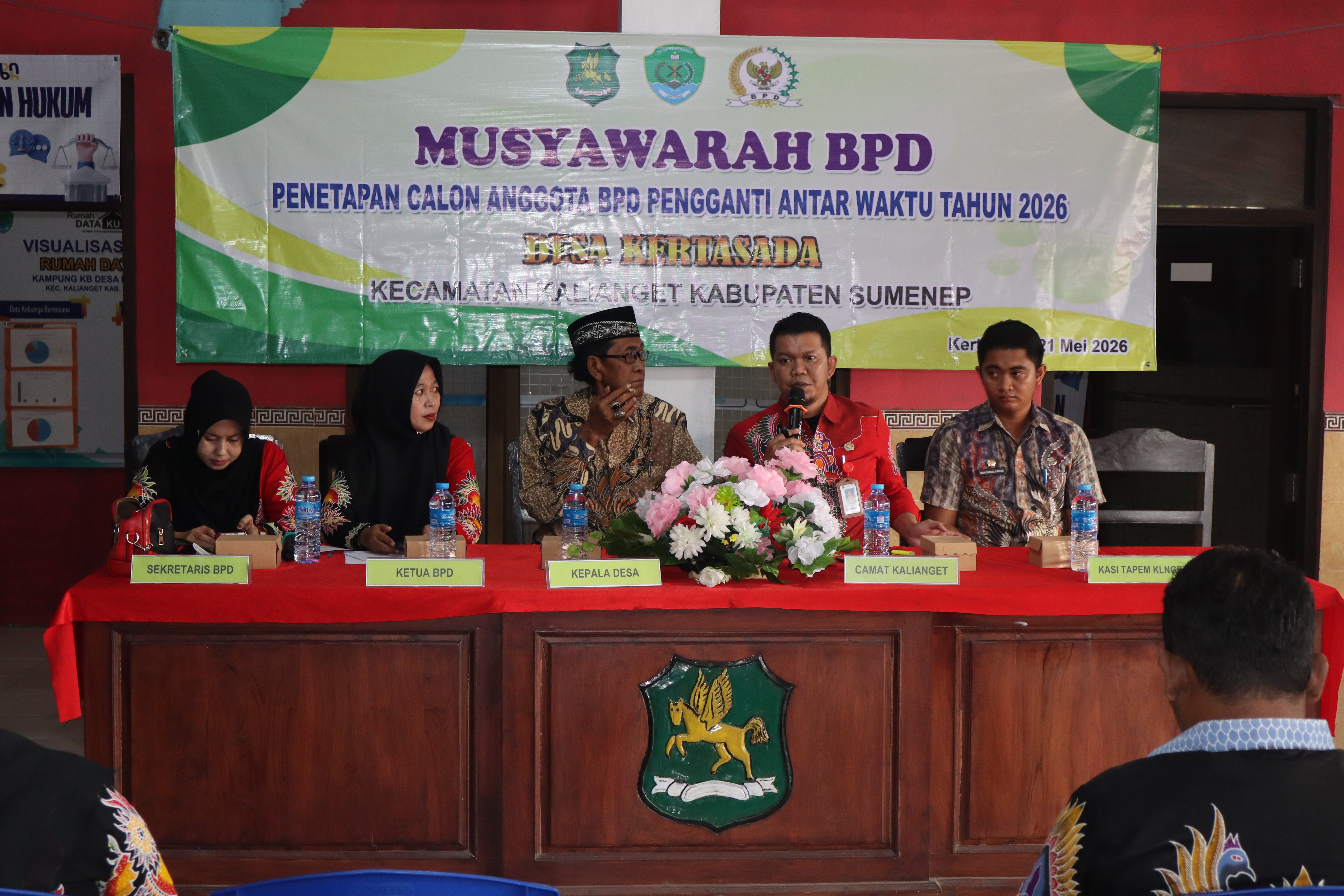 BPD DESA KERTASADA GELAR MUSYAWARAH PENETAPAN CALON ANGGOTA BPD PENGGANTI ANTAR WAKTU TAHUN 2026