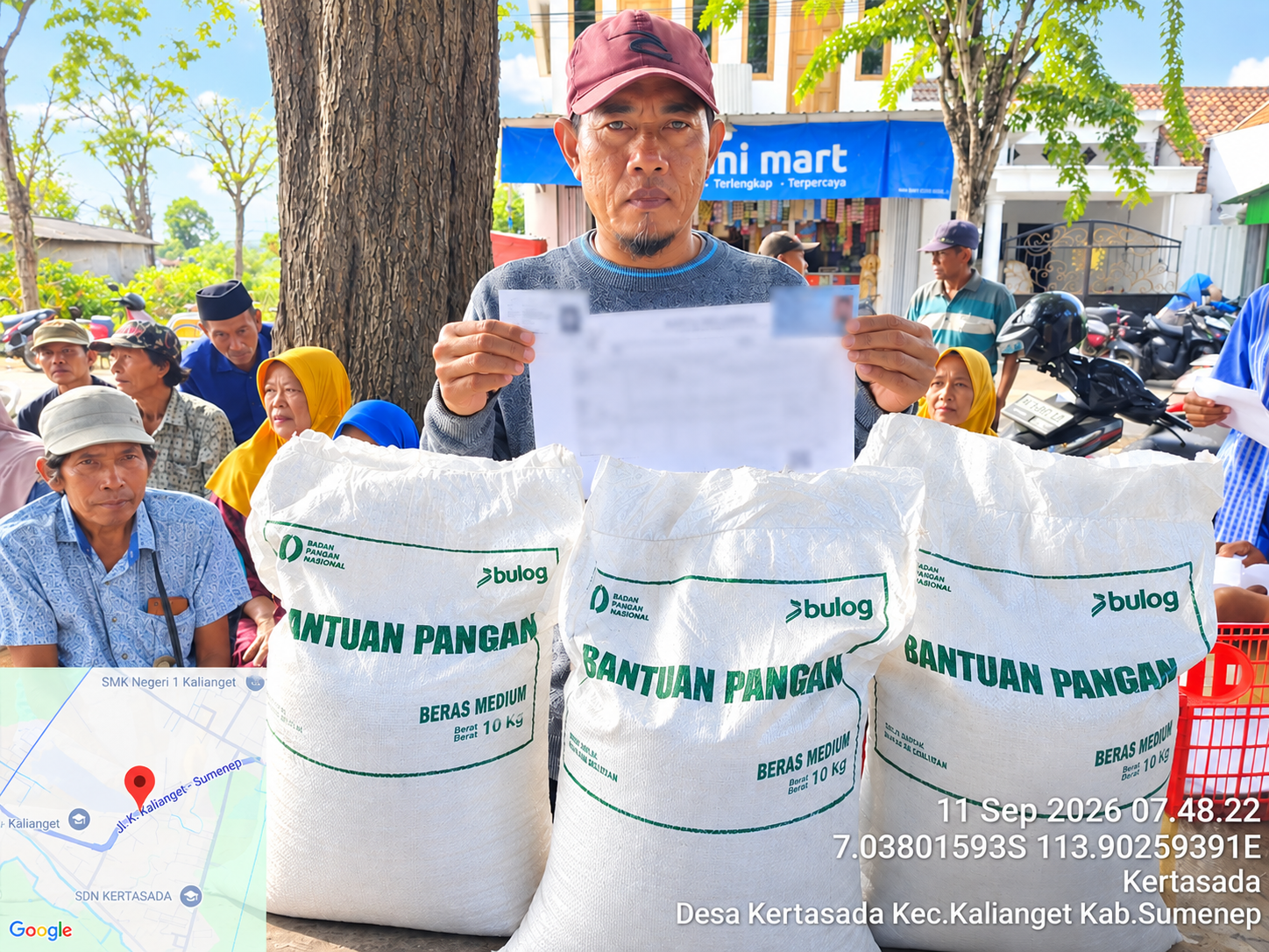 708 PBP Desa Kertasada Terima Bantuan Pangan Beras 30 Kg Periode Juli-September 2026