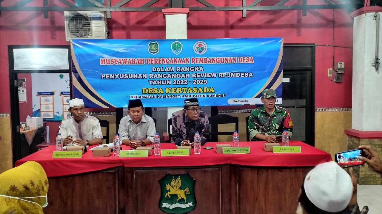 MUSRENBANGDES DALAM RANGKA PENYUSUNAN RANCANGAN REVIEW RPJMDESA TAHUN 2022-2029 DESA KERTASADA