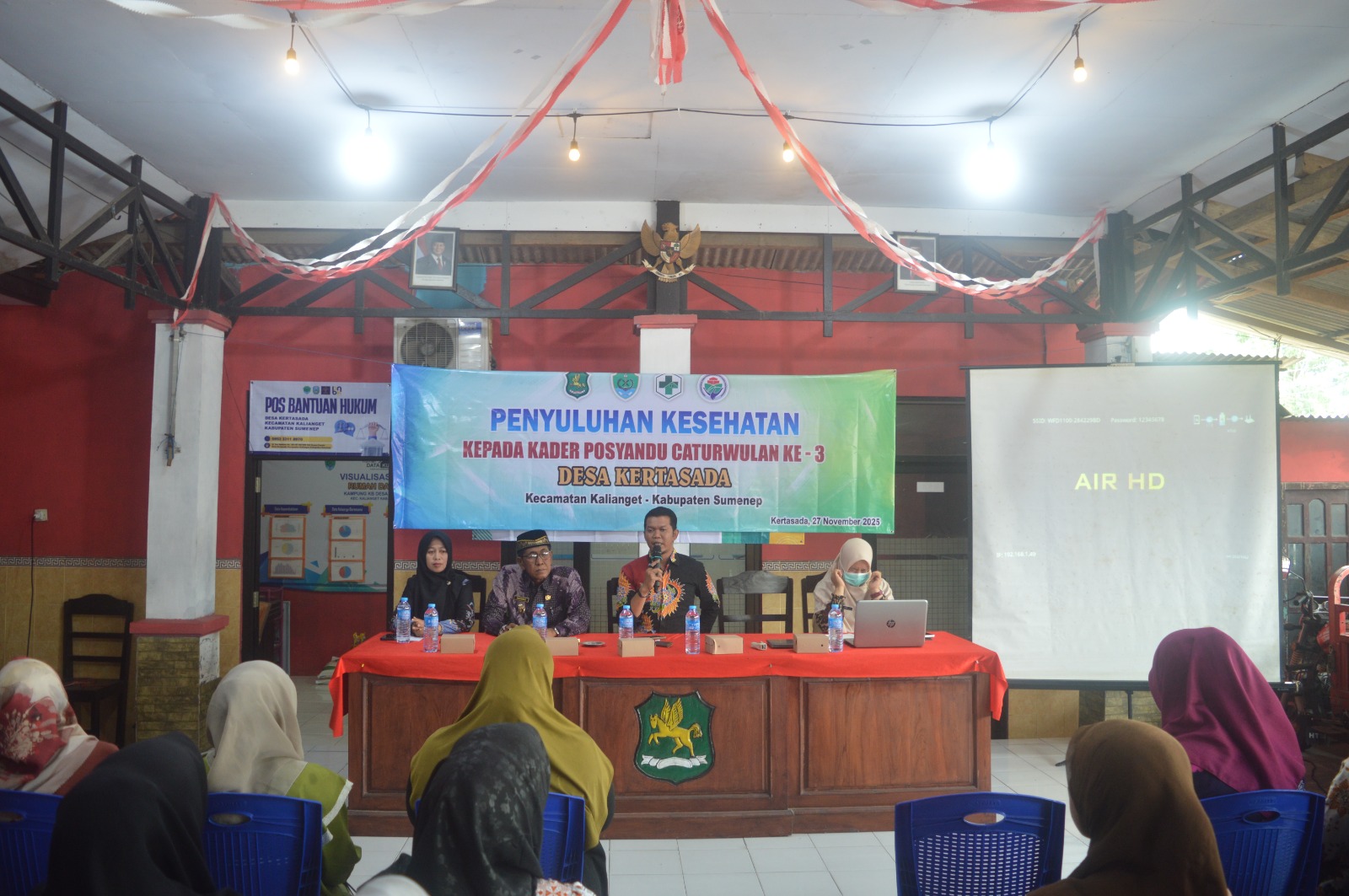 PENYULUHAN KESEHATAN KEPADA KADER POSYANDU DESA KERTASADA CATURWULAN KE-3